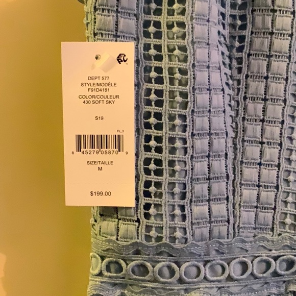 NWT light blue semi formal dress - Picture 3 of 4